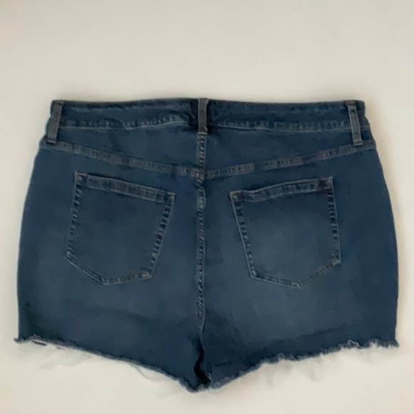 Torrid 3” Raw Hem High Waist Shorts Size 18 - Picture 3 of 5